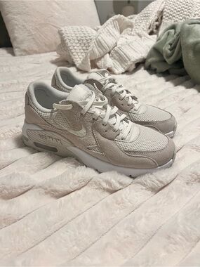 Nike Women’s Air Max Sneakers in Light Beige/Off-White
